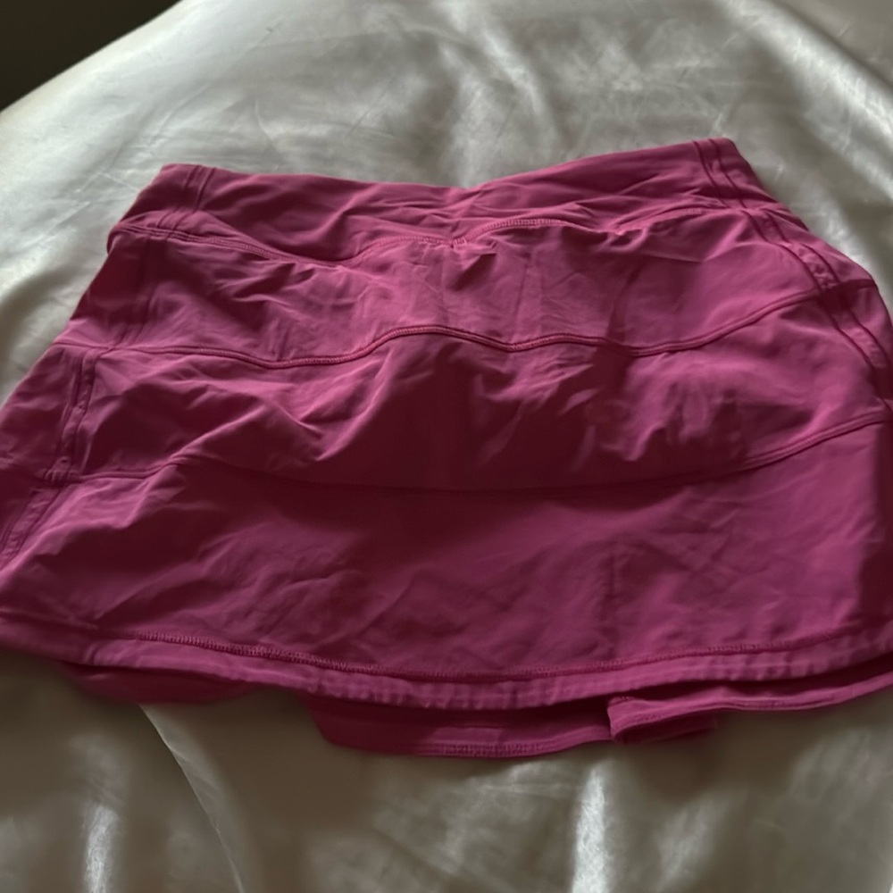 sonic pink super rare lululemon pace rival skirt 17’  size four
